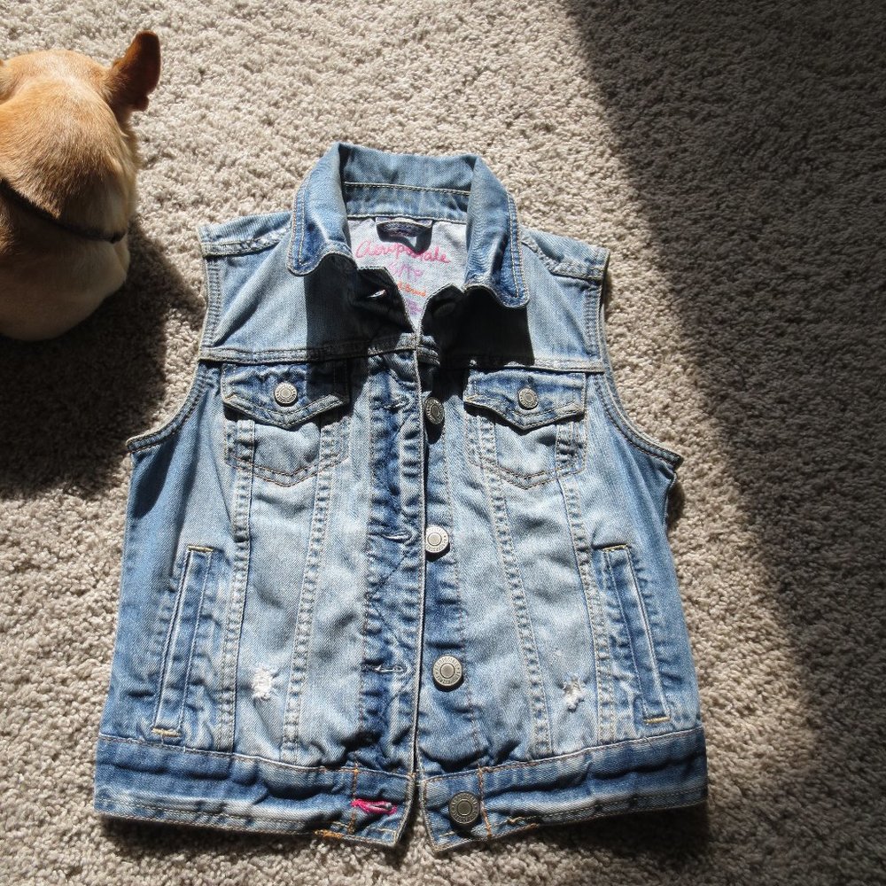 Denim Blue Jean Jacket Vest